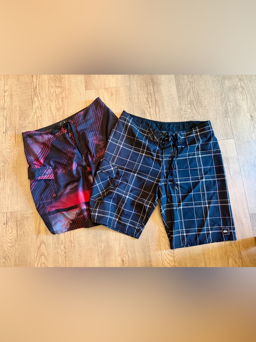 Set of Men's Board Shorts (Oakley and Quicksilver)